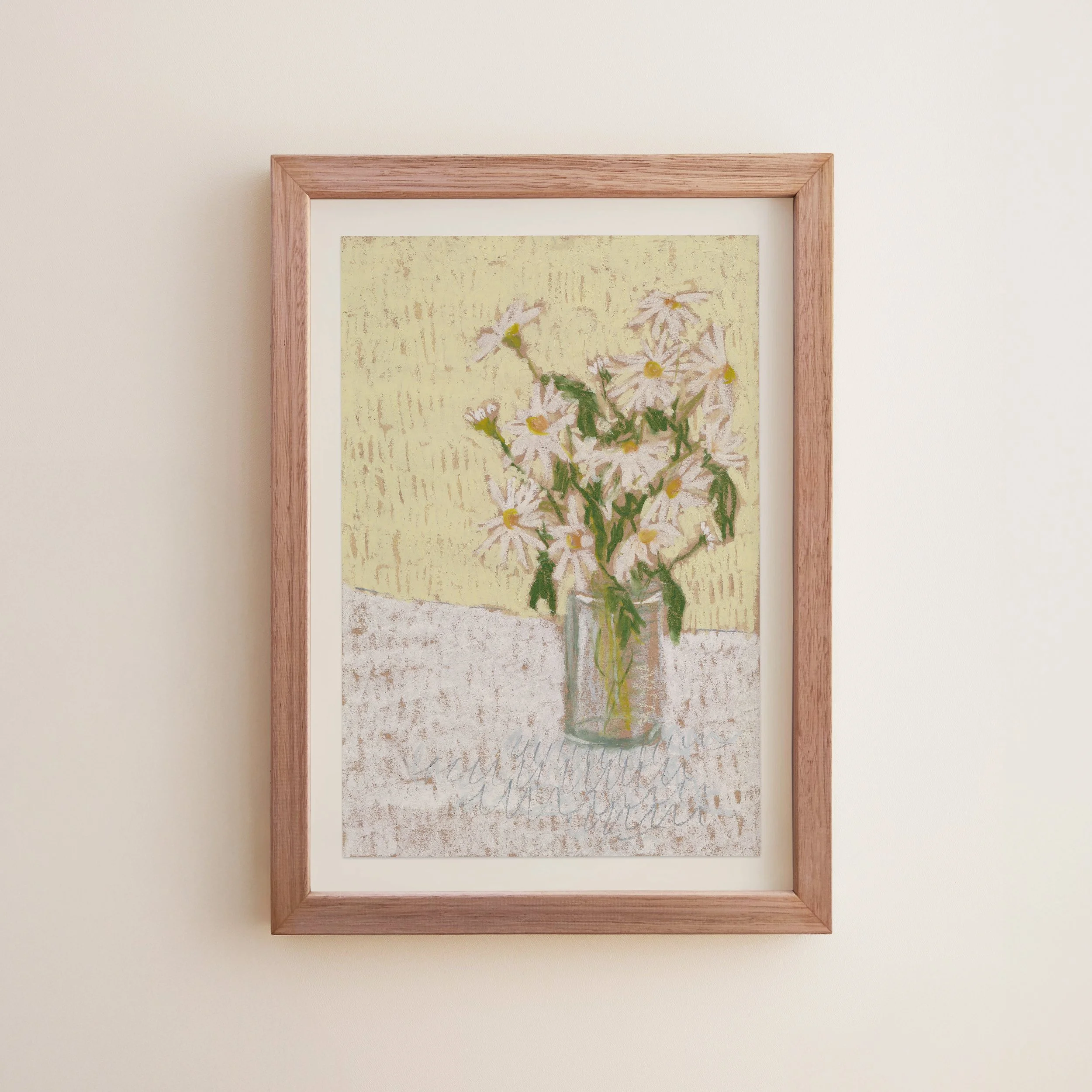 Daisies on Yellow — Wall Picnic
